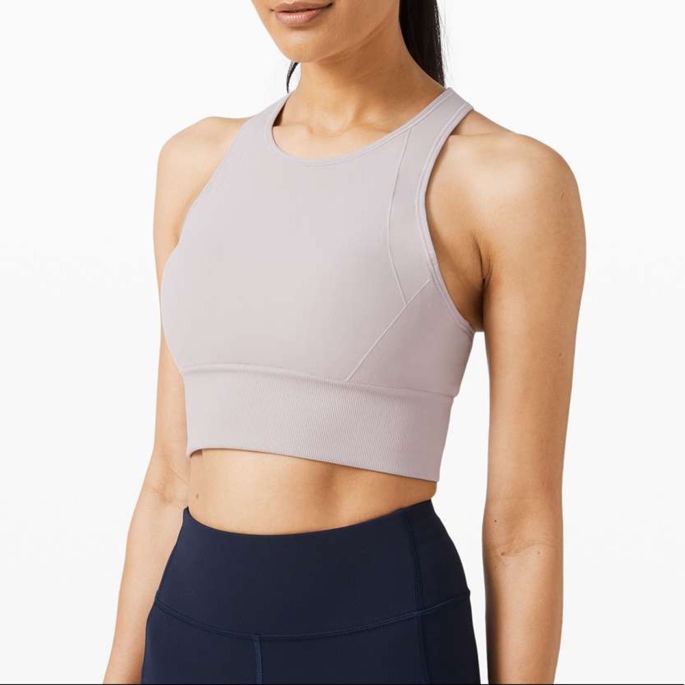 Lululemon Ebb to Train Bra *Medium Support, C/D Cup Sports Bra Purple Iced Iris